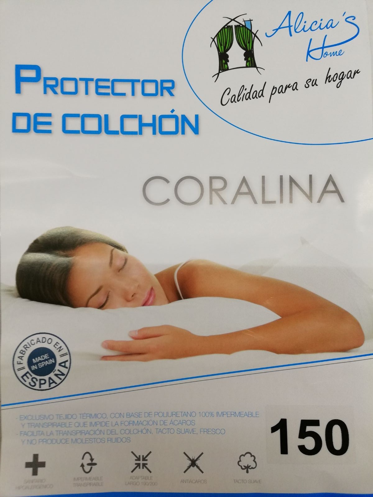 Protector de Colchón Impermeable Coralina